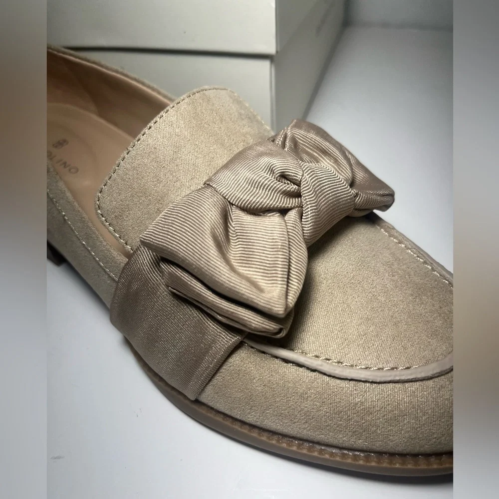 Bandolino Women's Lindio Bow Detail Slip On Loafers size 7